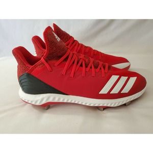 New Adidas Mens Icon Bounce Baseball Metal Cleats